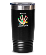 20 oz Tumbler Stainless Steel Insulated Funny Massage Therapist physical  - £24.08 GBP