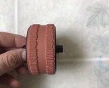 Stampin&#39; Around Double Line Stitch Plaid 1&quot; Rubber Stamp Wheel Roll Roller - $12.91