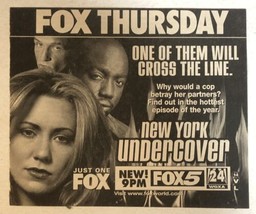 New York Undercover Vintage Movie Print Ad Malik Yoba Tpa26 - £4.84 GBP