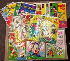 Silver Age and Bronze Age GOLD KEY Walt Disney Comic Lot of 15 books - $722.50 MXN