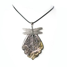 Dragonfly Pendant Polymer Clay Necklace casual Fashion Jewelry For women - £10.55 GBP