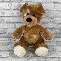 Build-A-Bear Classic Puppy Dog 15 Plush Stuffed Brown White Eye Patch  - £14.42 GBP