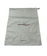 Salvatore Ferragamo Logo Storage Drawstring Dust Bag Cream/Red 12”x 15” - $391.37 MXN