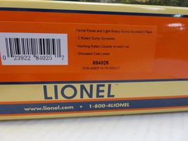 Lionel Trains 84025 Penn Power &amp; Light Rotary GONDOLAS- 2 Pack - NEW- B21 - £109.27 GBP
