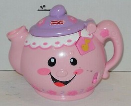 Fisher Price Laugh and Learn Talking Pink Teapot Sounds Works Cute Musical Pot - £11.39 GBP