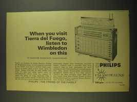 1967 Philips FM/AM De Luxe Radio Ad - When you visit Tierra del Fuego, listen - £14.53 GBP