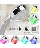 Colorful Home Bathroom LED Shower Head 7 Color Auto Changing Water Glow ... - $28.99