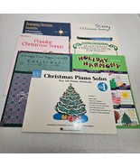 Christmas Piano Songbook Lot of 7 Solos Traditional Popular and More - £11.17 GBP