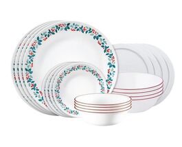 Corelle Dinnerware Set Multicolor 20-Piece Winter Berries Serves 4 Plate... - $140.83 CAD