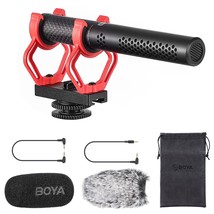 By-Bm2040 Camera Microphone External Shotgun Microphone With Shock Mount For Cam - £72.36 GBP