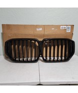 Fit For BMW G05 LCI X5 2024+ Gloss Black Front Bumper Kidney Grille Sing... - €77,28 EUR