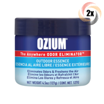 2x Jars Ozium Outdoor Essence Scent Odor Eliminator Air Freshener Gel | ... - £18.41 GBP