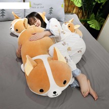 Giant Size Cute Corgi Dog Plush Toys Stuffed Animal Puppy Dog Pillow Soft Lovely - £17.85 GBP