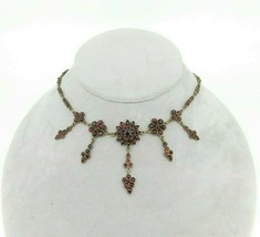 Genuine Natural Bohemian Garnet Necklace (#J320) - $816.75