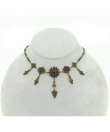 Genuine Natural Bohemian Garnet Necklace (#J320) - £642.71 GBP