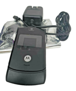 Motorola Razr V3 V3g Flip Phone AT&amp;T Antique Text EASY Slim GSM Vintage ... - $67.50