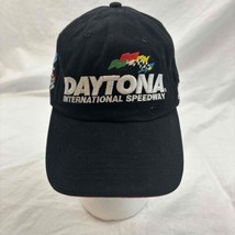 Daytona FL Nascar Unisex Baseball Cap Black Adjustable Embroidered Logo - $14.85