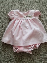 Ashley Ann Baby Infant Girls Soft Pink 2 Piece Dress And Panty Size 6-9M... - $17.81