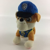 Paw Patrol Ultimate Rescue Pup Rubble Police Dog Plush Stuffed Animal 8" Toy - $14.80