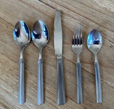 Cambridge CBS143 Stainless Flatware Rope Edge Lot Of 5 Pieces - £7.65 GBP