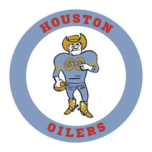 AFL Houston Oilers 1960 Logo Mens 1/4 Zip Sweatshirt XS-4XL, LT-4XLT New - £28.01 GBP+