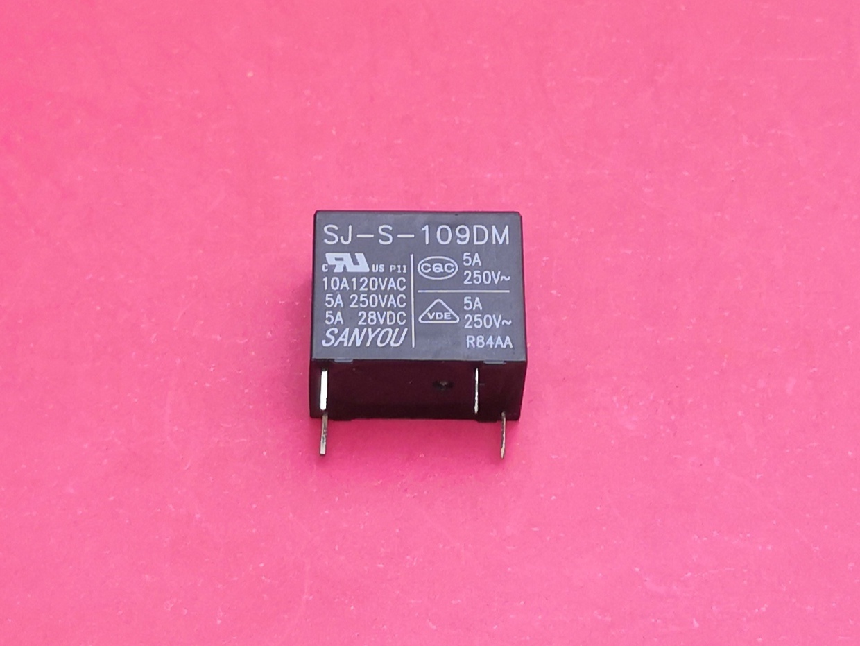 SJ-S-109DM, 9VDC Relay, SANYOU Brand New!! - $9.00