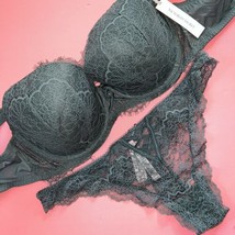 Victoria&#39;s Secret 36DD,38C,38DDD BRA SET XL thong teal green lace DREAM ... - £52.20 GBP