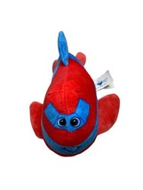 Hug Fun - &quot;S Plane&quot; Plushie Toy Red Blue (8.5 Inch) Airplane Helicopter - £4.50 GBP