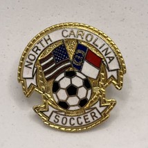 North Carolina Soccer League Club Enamel Lapel Hat Pin Sports Pinback - £4.47 GBP