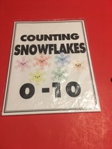 Counting Snowflakes - Learning Mats  - Laminated Bundle - Pre school K5 - £26.60 GBP