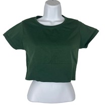 Offline By Aerie Womens Green Yoga Crop Top Shirt Pullover Size Medium - £9.91 GBP