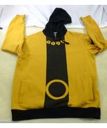VTG Naruto Shippuden Six Paths Sage Mode Hoodie Yellow Black Graphic Pullover - $36.10
