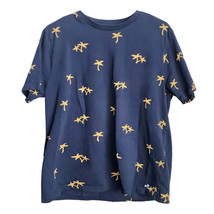 Denim &amp; Flower Ricky Singh Palm Tree Navy Blue Shirt - Sz XL - £11.01 GBP