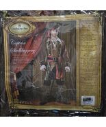 InCharacter Captain Skullduggery Pirate Costume Men&#39;s XL + Extras - $67.63