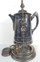 Antique Victorian  Silver Plated Tilt to Serve Tea Pot / Kettle and Stand. - £157.26 GBP