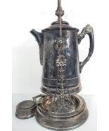 Antique Victorian  Silver Plated Tilt to Serve Tea Pot / Kettle and Stand. - £157.13 GBP