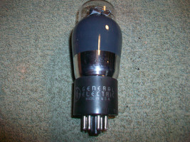 Vintage GE 6V6 G Smoked Glass Bottom Get Made in USA Tested Good - $24.74