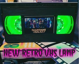 Retro VHS Lamp,Guardians Of The Galaxy .Night Light Stunning Collectable, Top  - £14.93 GBP