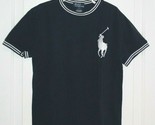 Polo Ralph Lauren Kids Big Pony Dark Navy White Stripe Shirt Size Boys S... - $24.74