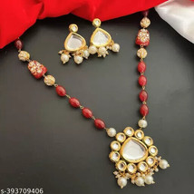Kundan Cheapest Bridal Party Wear Punjabi Wedding Jewelry Set Latest Design i - £17.64 GBP
