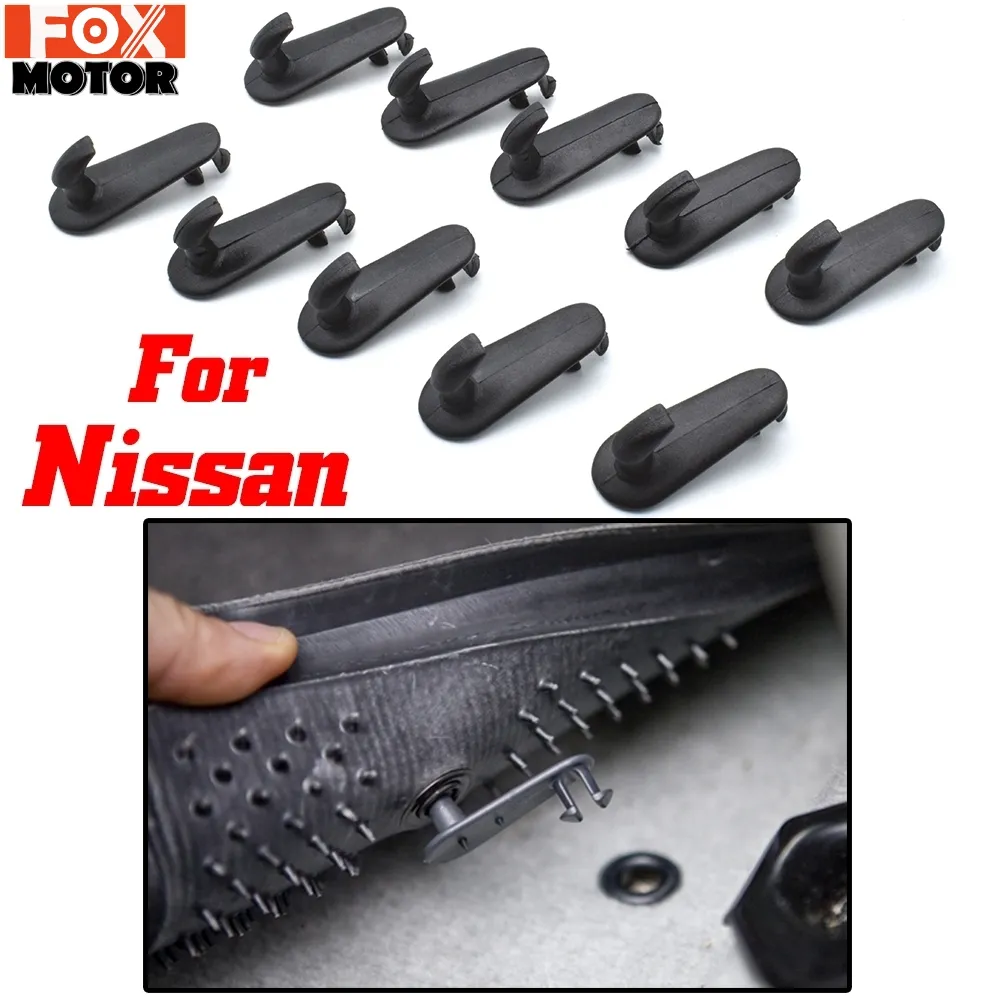 10pcs For Nissan X-Trail Titan Leaf Teana Carpet Retention Retainer Car Floor - £11.02 GBP