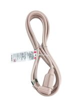 Major Appliance Cord Right-Angle T Blade Plug  Extension Cords Beige - $19.95