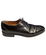 Stacy Adams Dress Shoes Men Size 11 Black Block Heels Comfort Lace Up 23... - $41.35 CAD