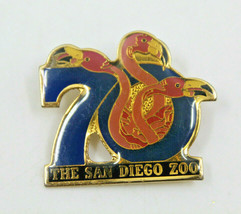 The San Diego Zoo 70 Years Anniversary Flamingos California Pin Souvenir AS-IS - £8.72 GBP