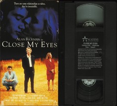 Close My Eyes Saskia Reeves Alan Rickman Academy Video Vhs Tested - £7.80 GBP