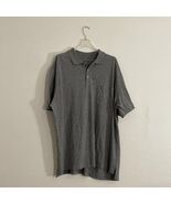 Foundry Polo Shirt Men&#39;s 3XL Gray Short Sleeve Pocket Tall - €11,14 EUR