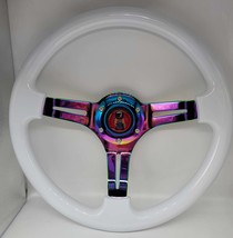 Brand New 350mm 14&#39; Universal JDM Spoon Sports Racer Deep Dish ABS Racin... - £60.09 GBP