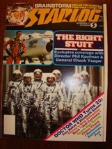 STARLOG 77 RIGHT STUFF CHUCK YEAGER DOCTOR WHO HI-GR - $18.72 MXN