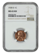 1928-D 1C Ngc MS65RD - £1,001.48 GBP