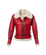 B3 Red Christmas Fur Jacket - $115.00